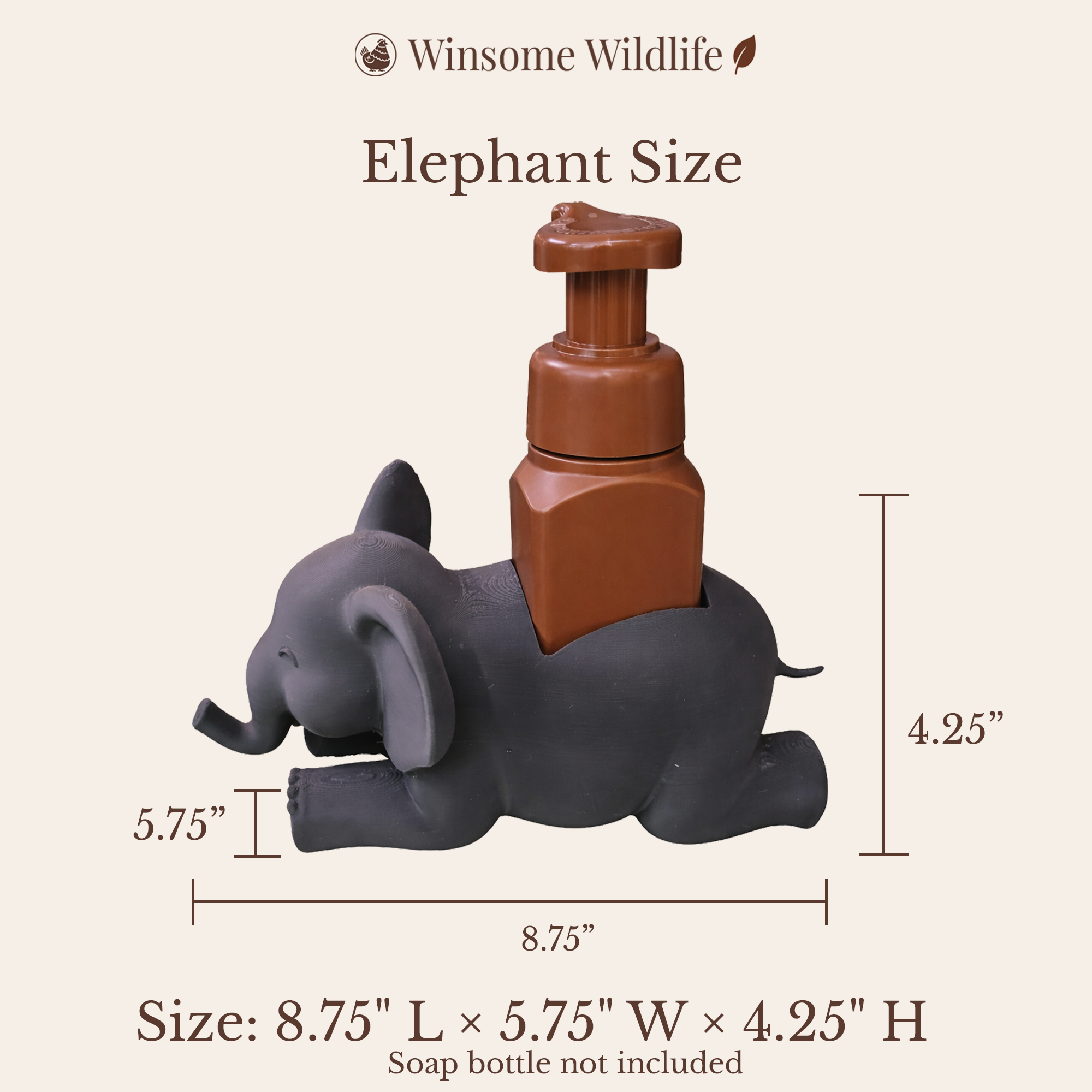 Elephant Soap Holder - Bath & Body Works Holder - Winsome Wildlife