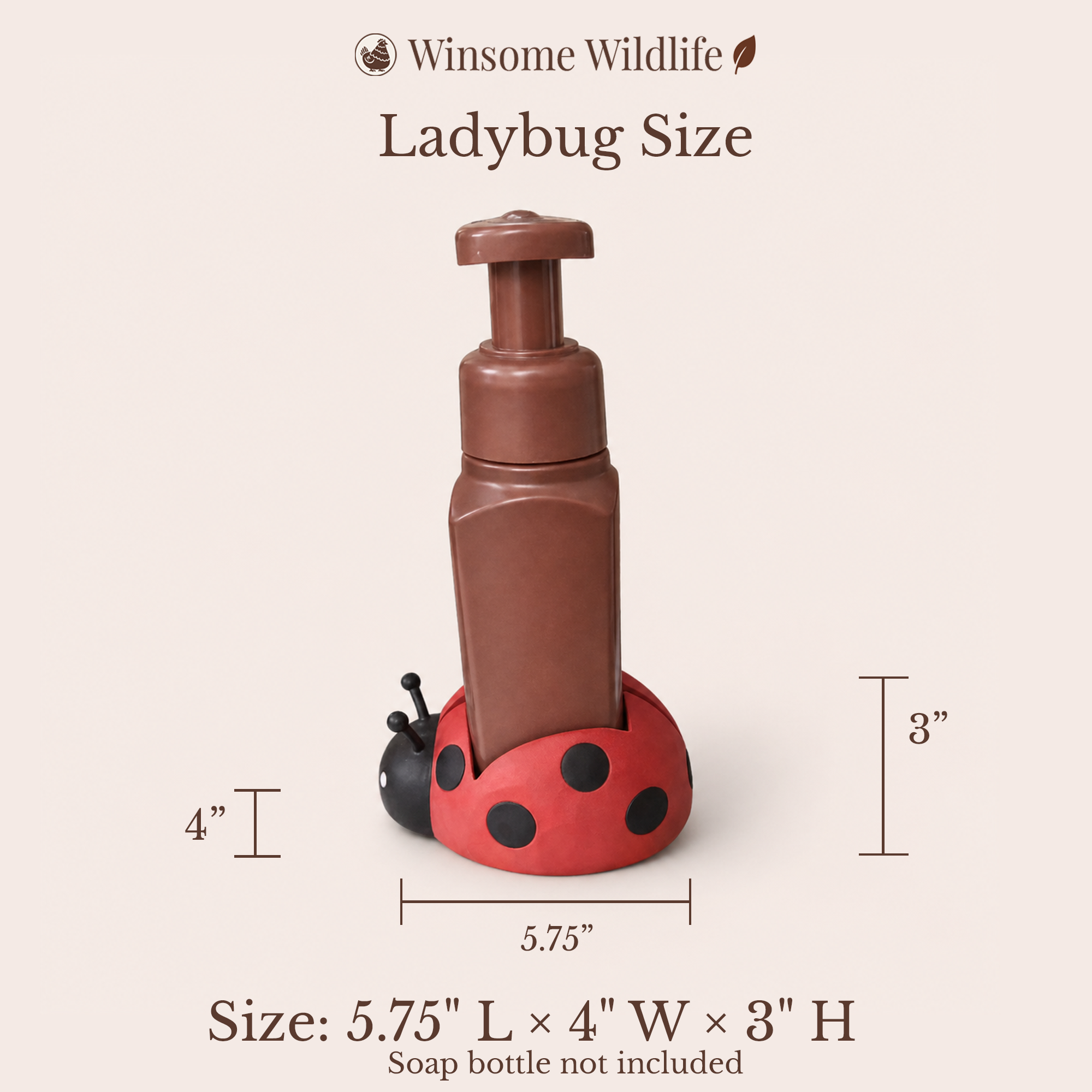 Ladybug Soap Holder - Bath & Body Works Holder - Winsome Wildlife