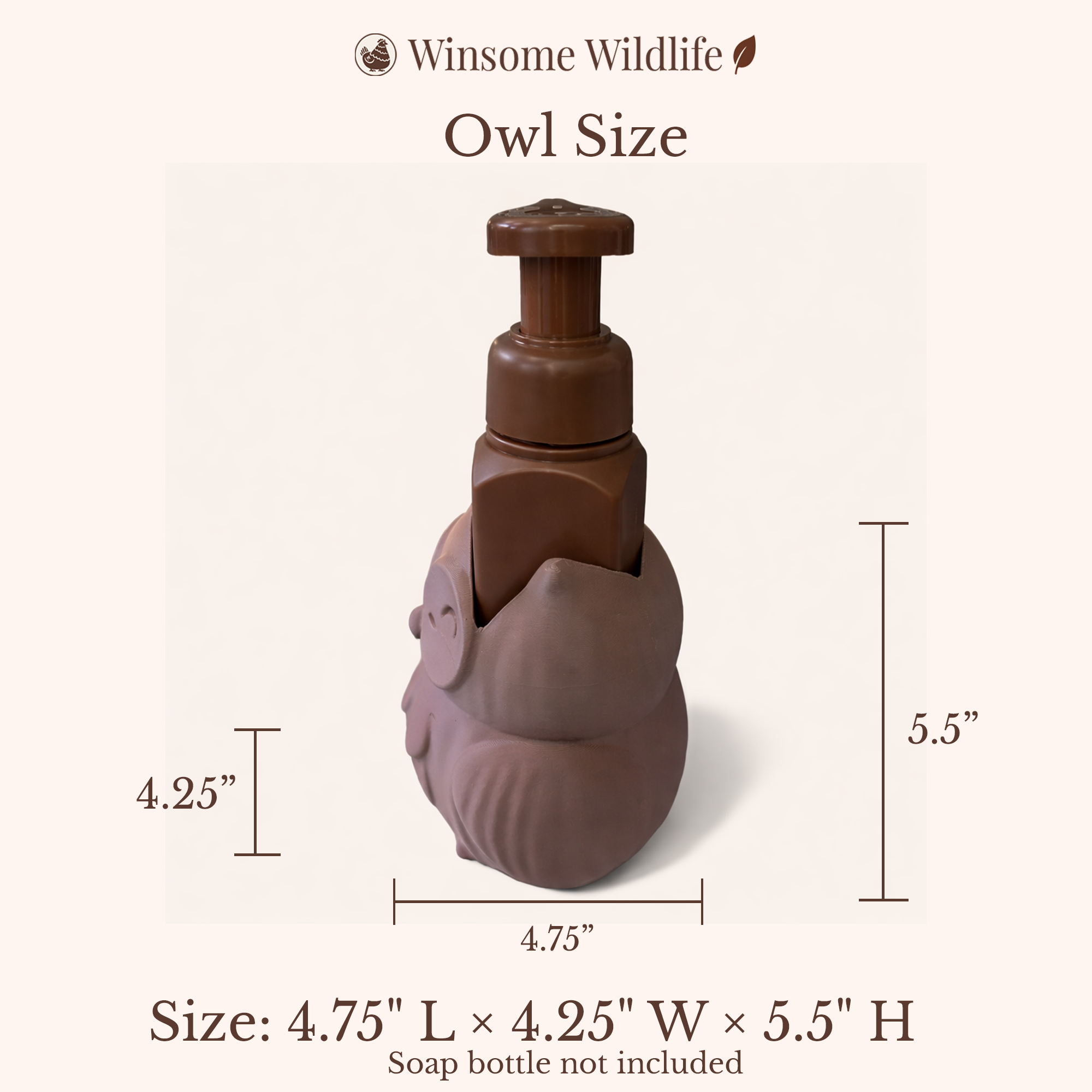 Owl Soap Holder - Bath & Body Works Holder - Winsome Wildlife