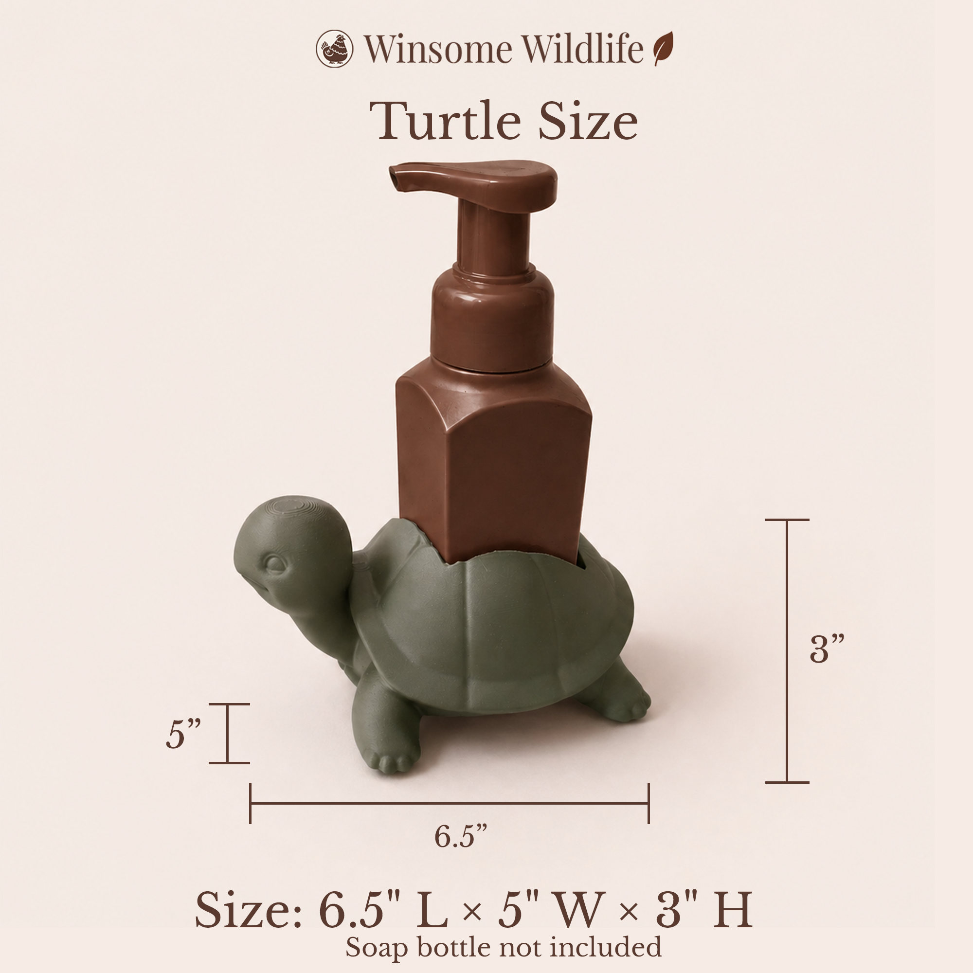 Turtle Soap Holder - Bath & Body Works Holder - Winsome Wildlife