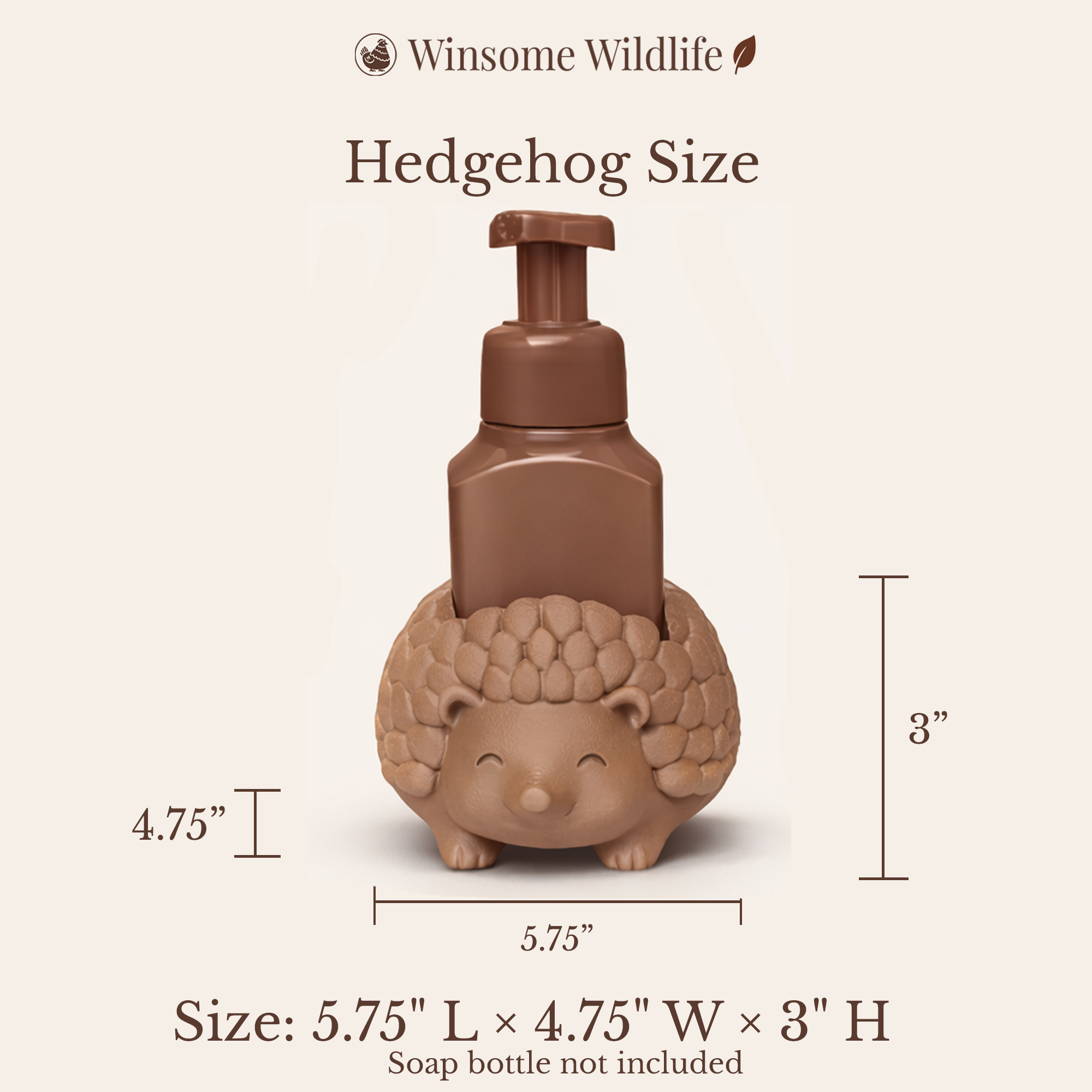 Hedgehog Soap Holder - Bath & Body Works Holder - Winsome Wildlife