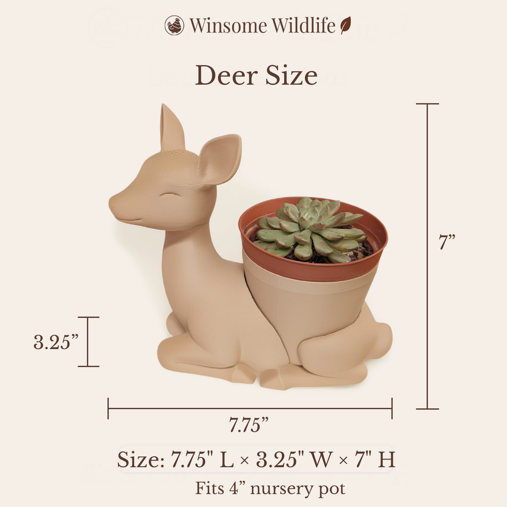 Deer Planter - Winsome Wildlife
