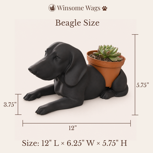 Beagle Planter - Winsome Wags