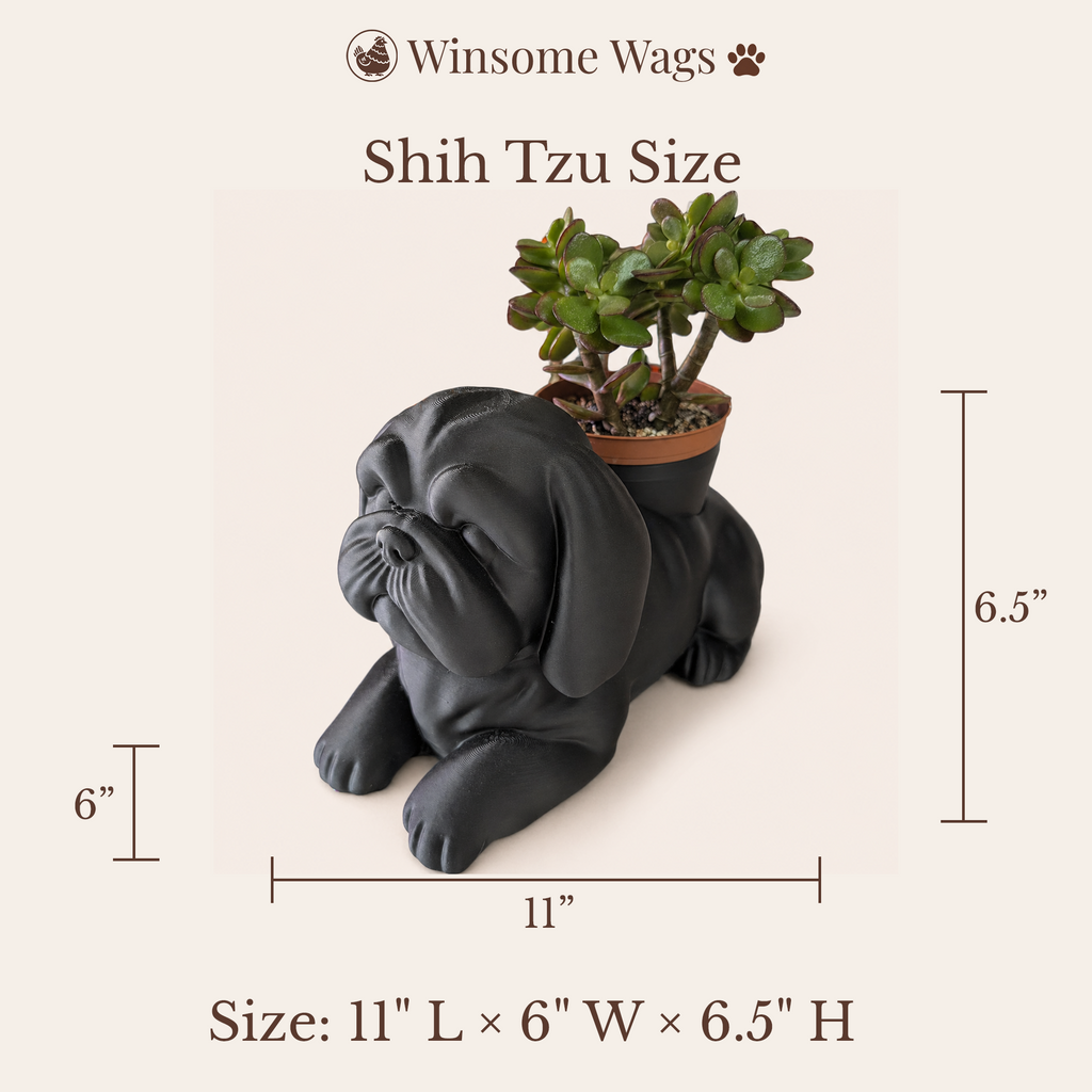 Shih Tzu Planter - Winsome Wags
