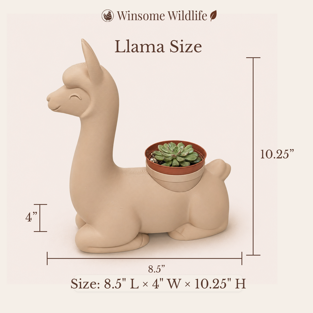 Llama Planter - Winsome Wildlife