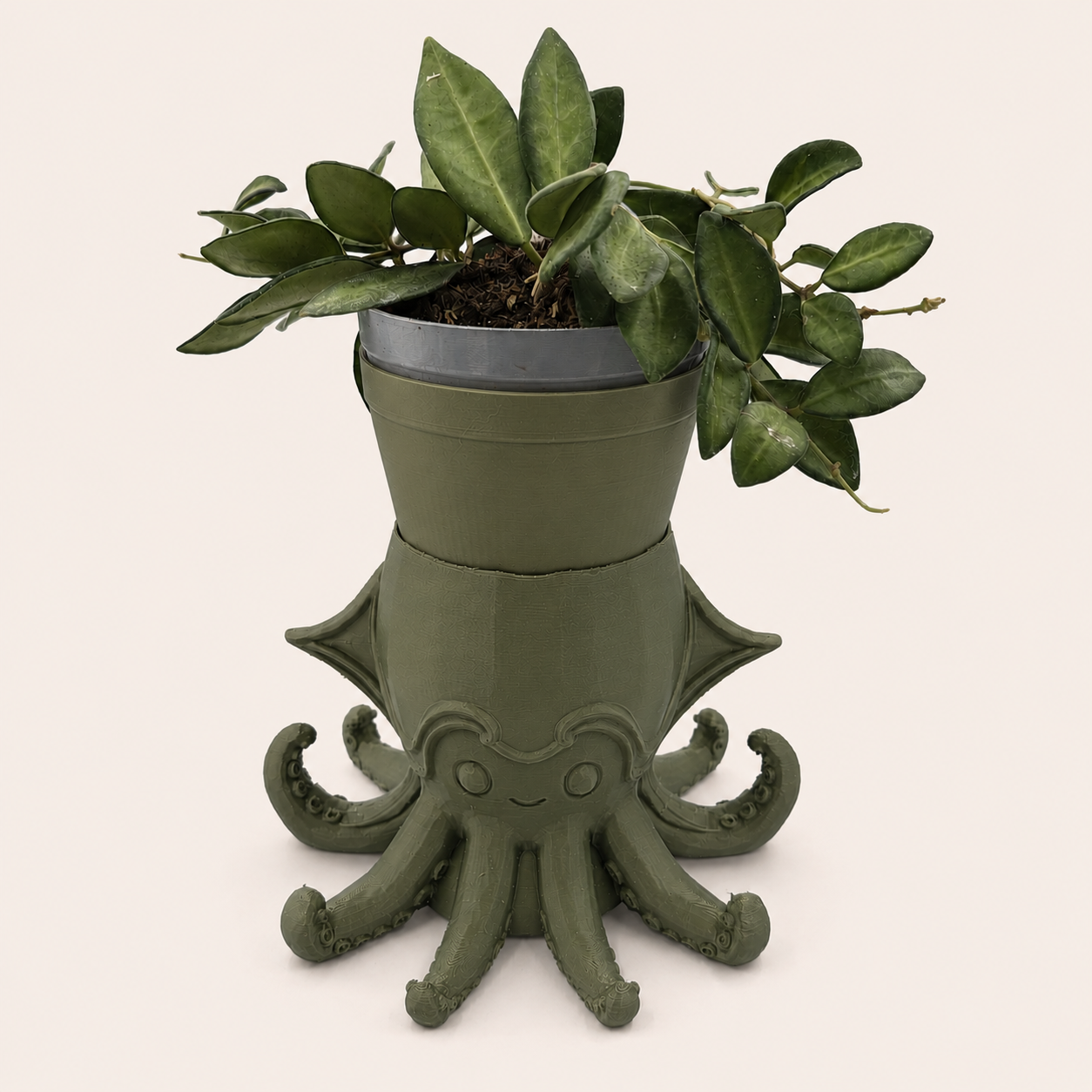Steampunk Squid Planter - Winsome Whimsy Fantasy Planter