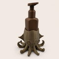 Steampunk Squid - Winsome Whimsy Fantasy Soap Dispenser Holder