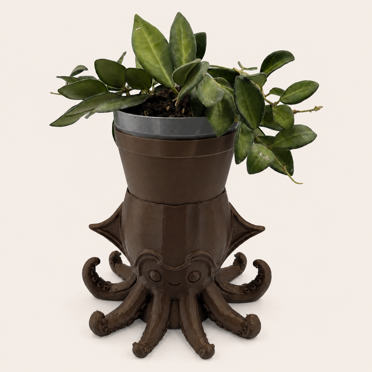 Steampunk Squid Planter - Winsome Whimsy Fantasy Planter