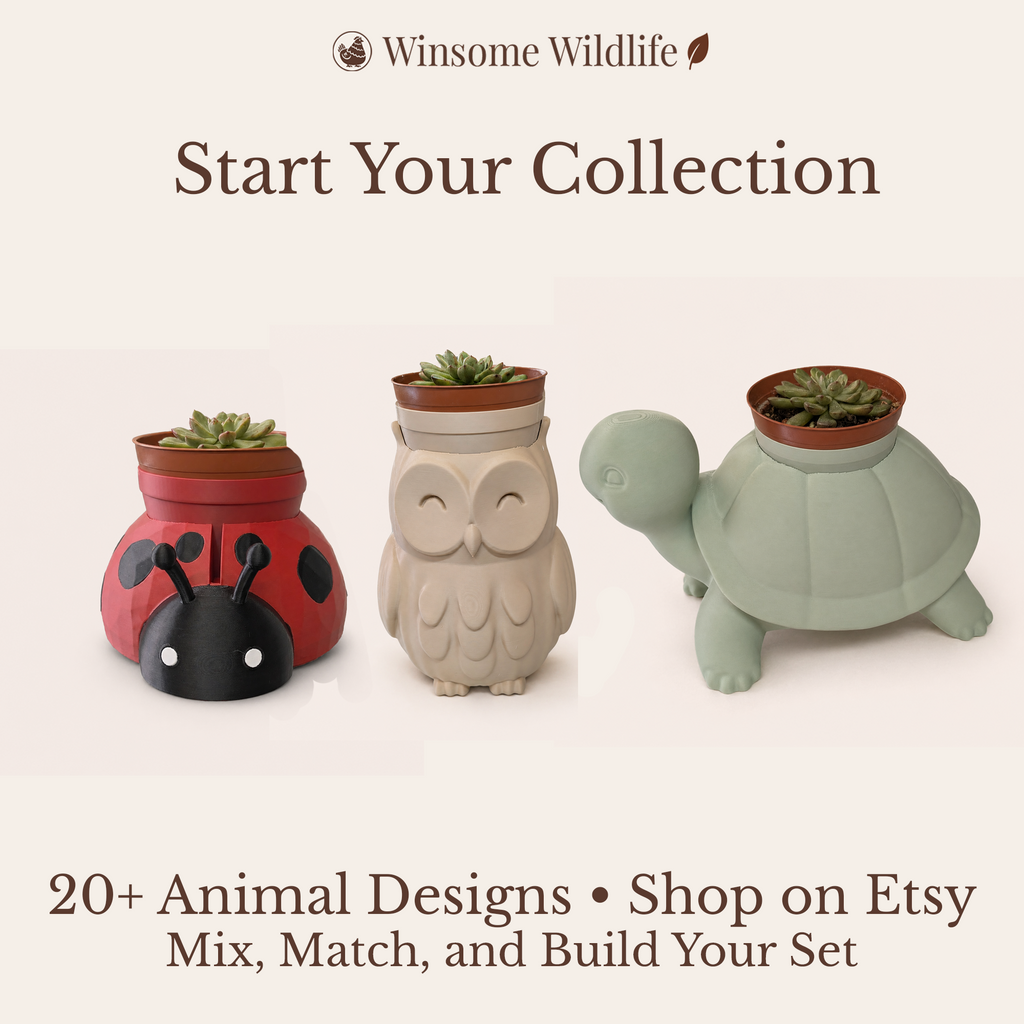 Squirrel Planter - Winsome Wildlife