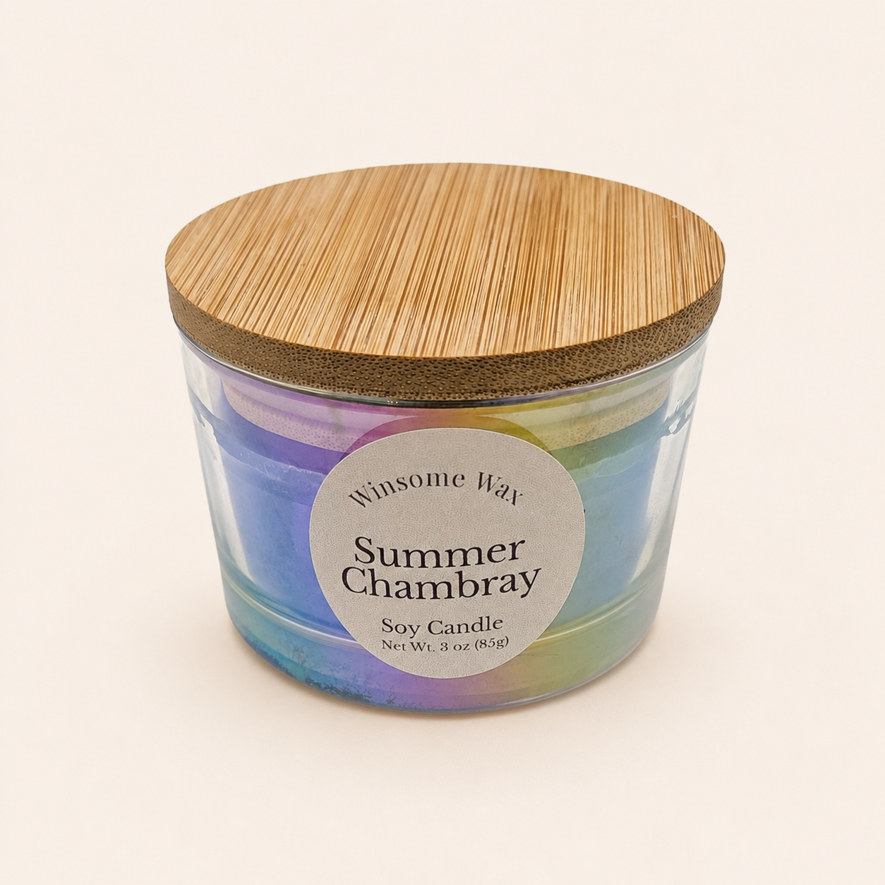 Signature Collection - 3 oz Soy Candle - Hand Poured Candle with Bamboo Lid