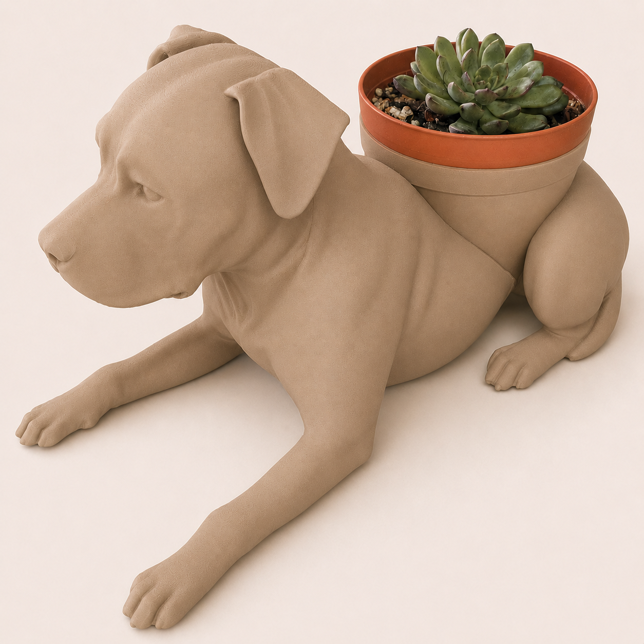 Staffordshire Pit Bull Terrier Planter - Winsome Wags