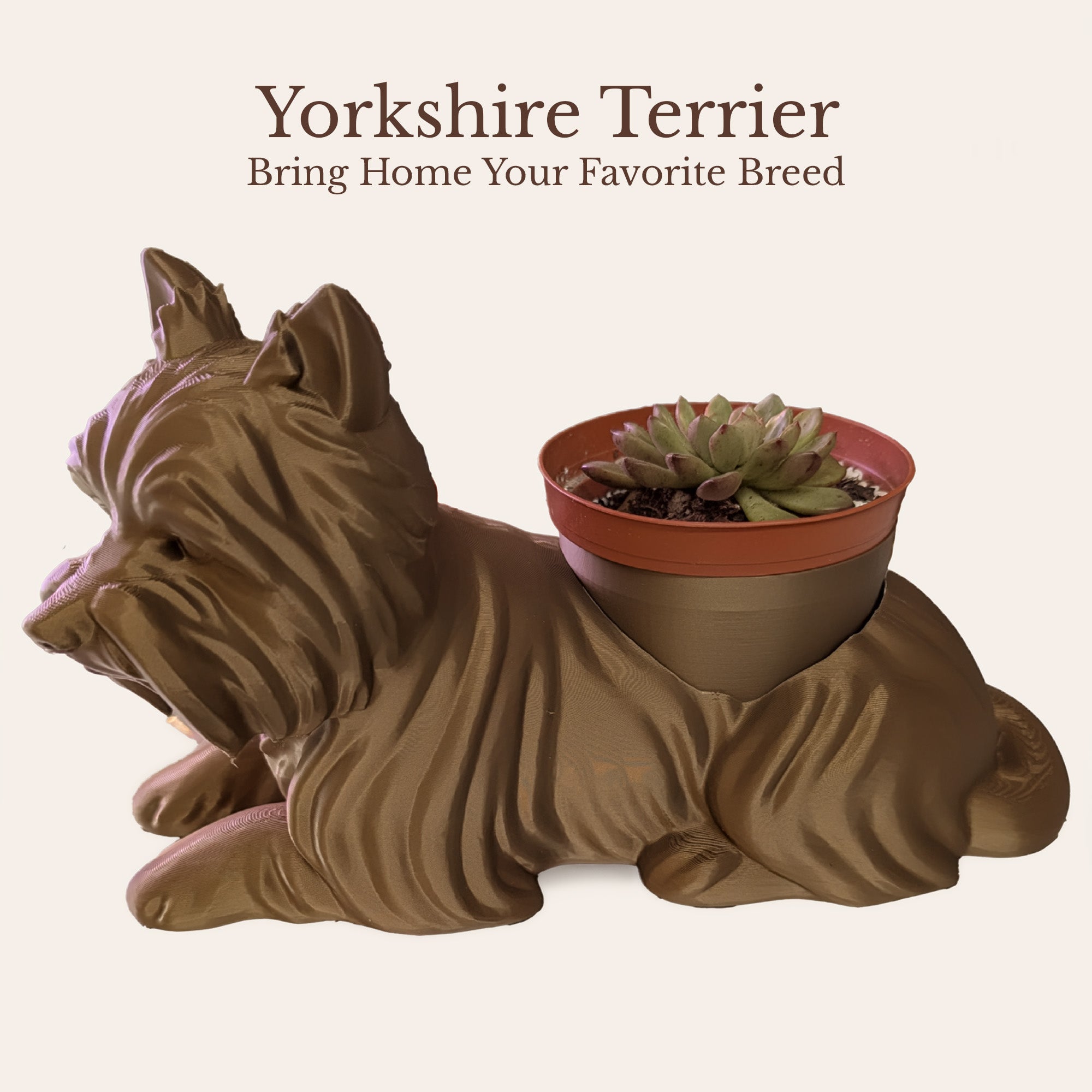 Yorkshire Terrier Planter - Winsome Wags
