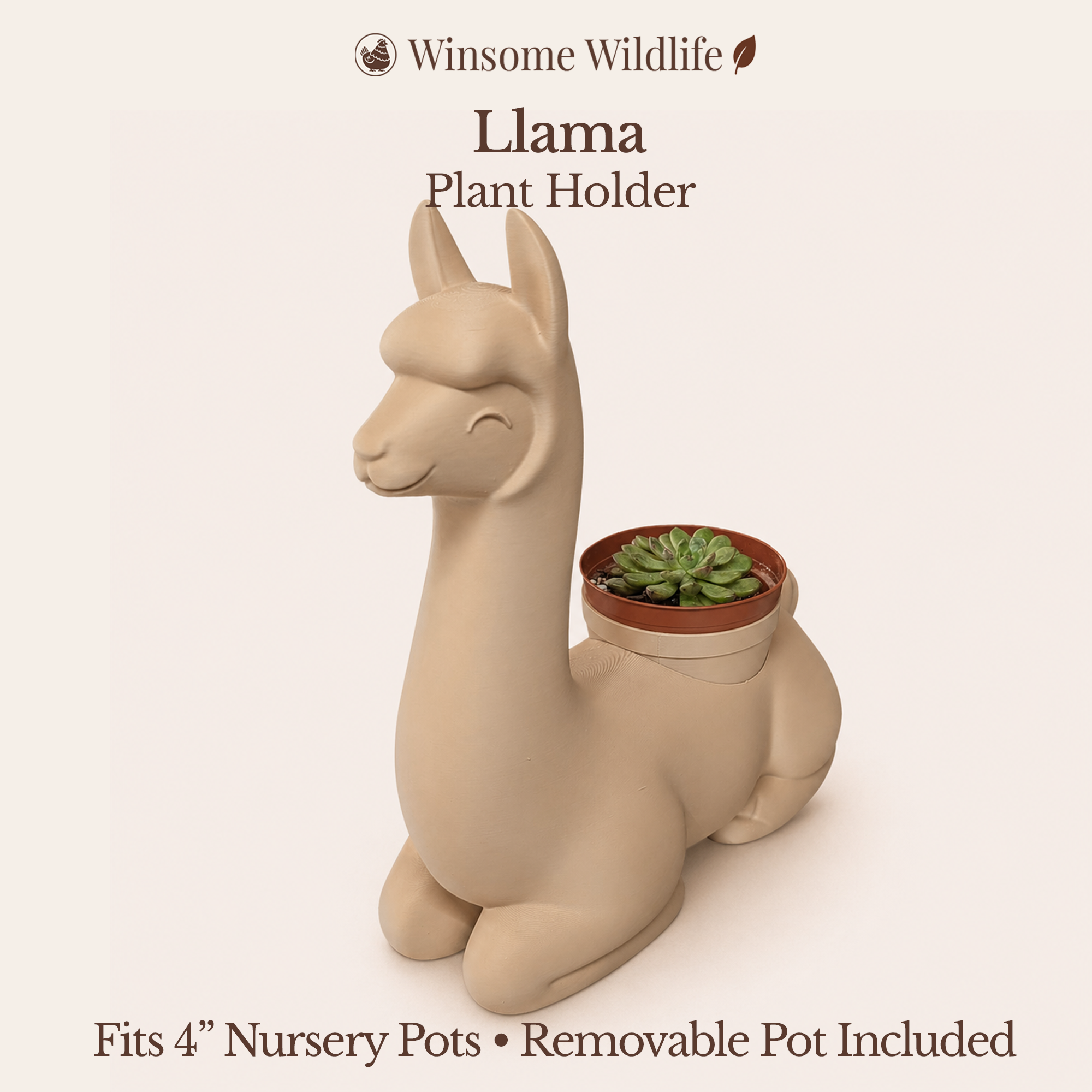 Llama Planter - Winsome Wildlife