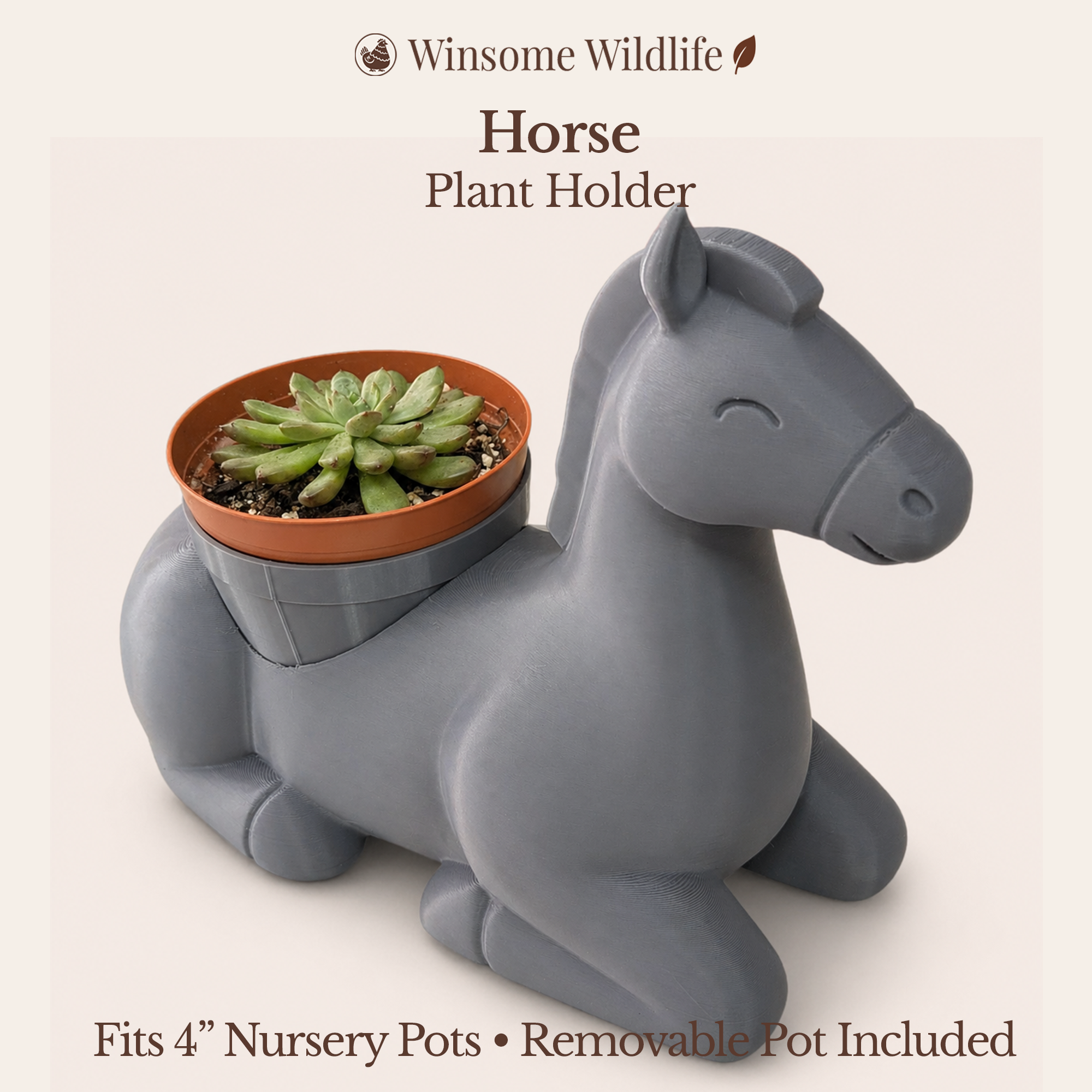 Horse Planter - Winsome Farm