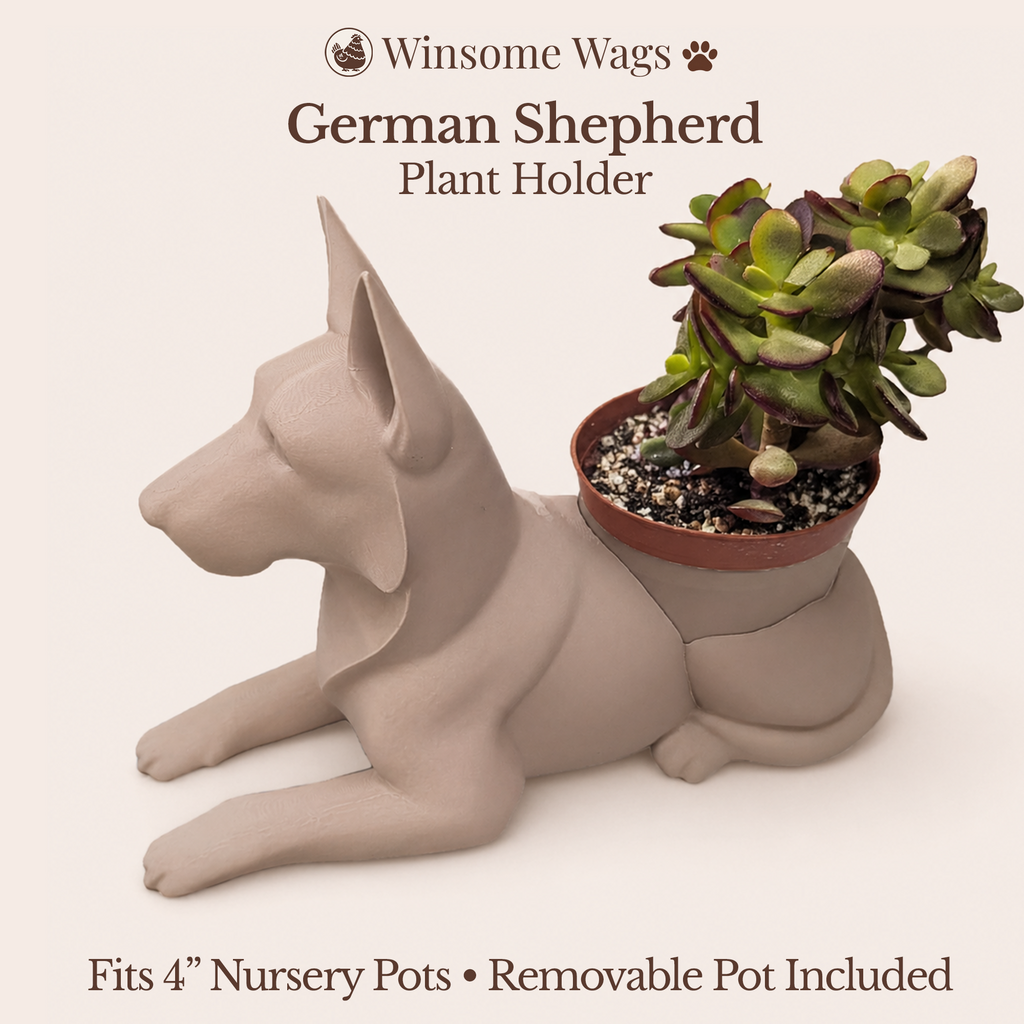 German Shepherd Planter - Winsome Wags