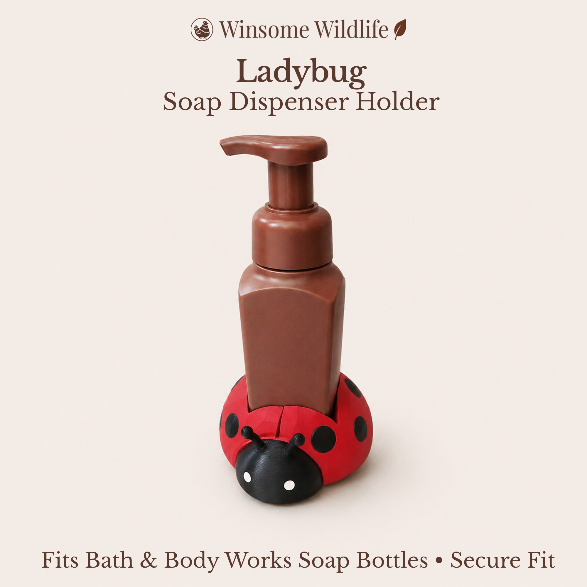 Ladybug Soap Holder - Bath & Body Works Holder - Winsome Wildlife