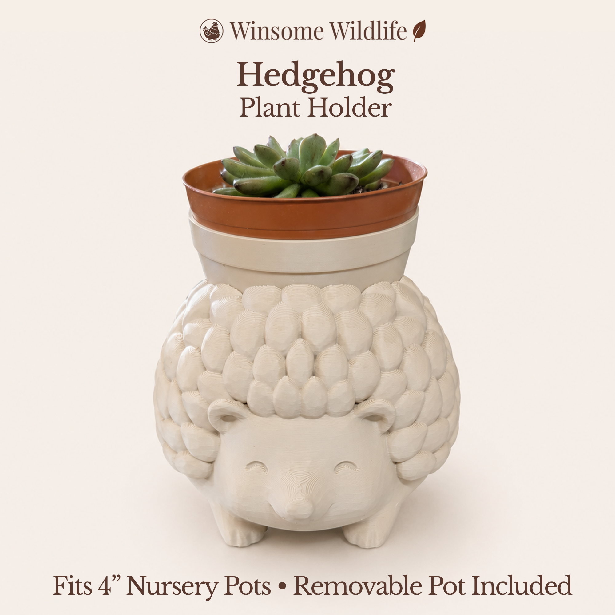 Hedgehog Planter - Winsome Wildlife
