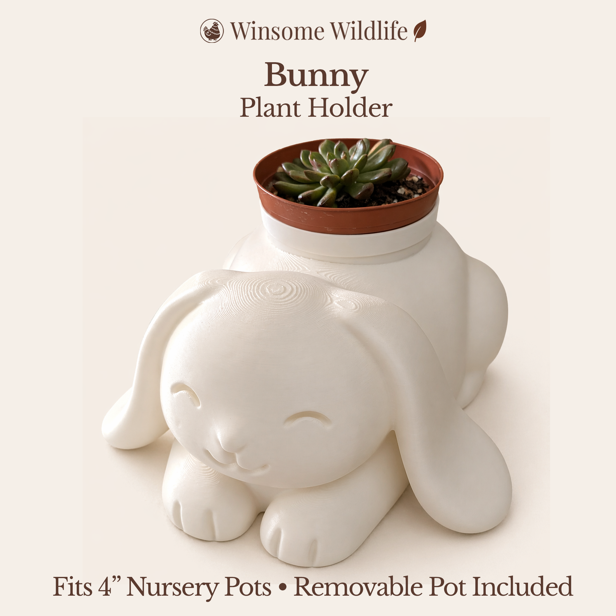 Bunny Planter - Winsome Wildlife