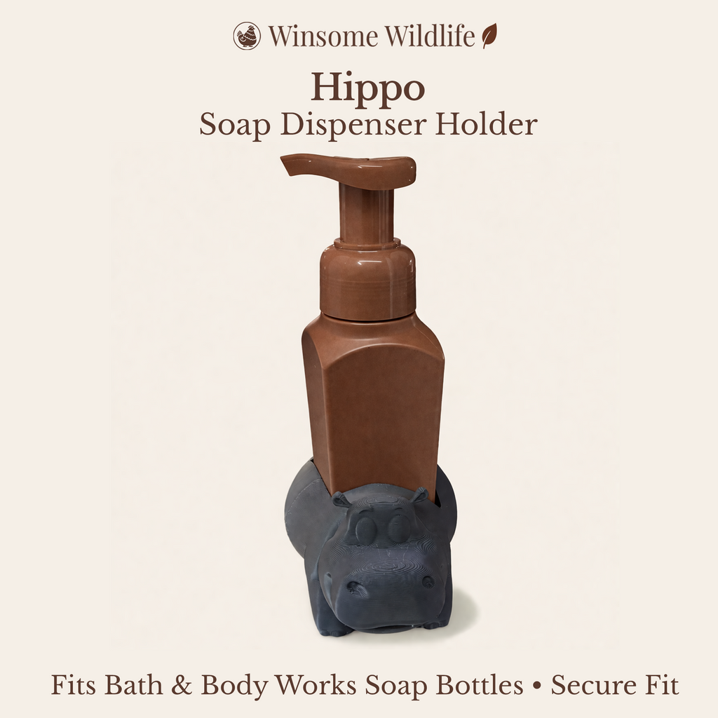 Hippo Soap Holder - Bath & Body Works Holder - Winsome Wildlife
