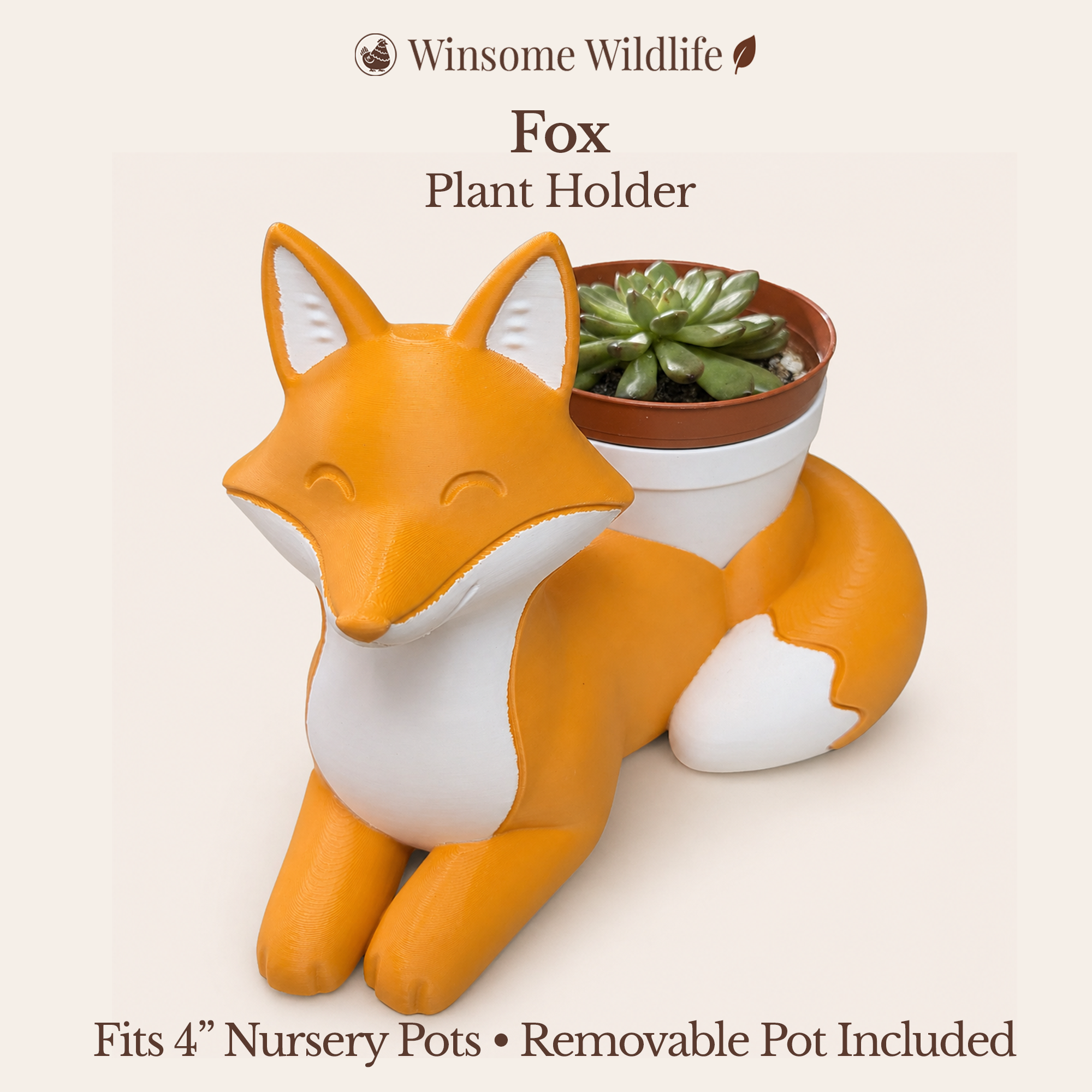 Fox Planter - Winsome Wildlife