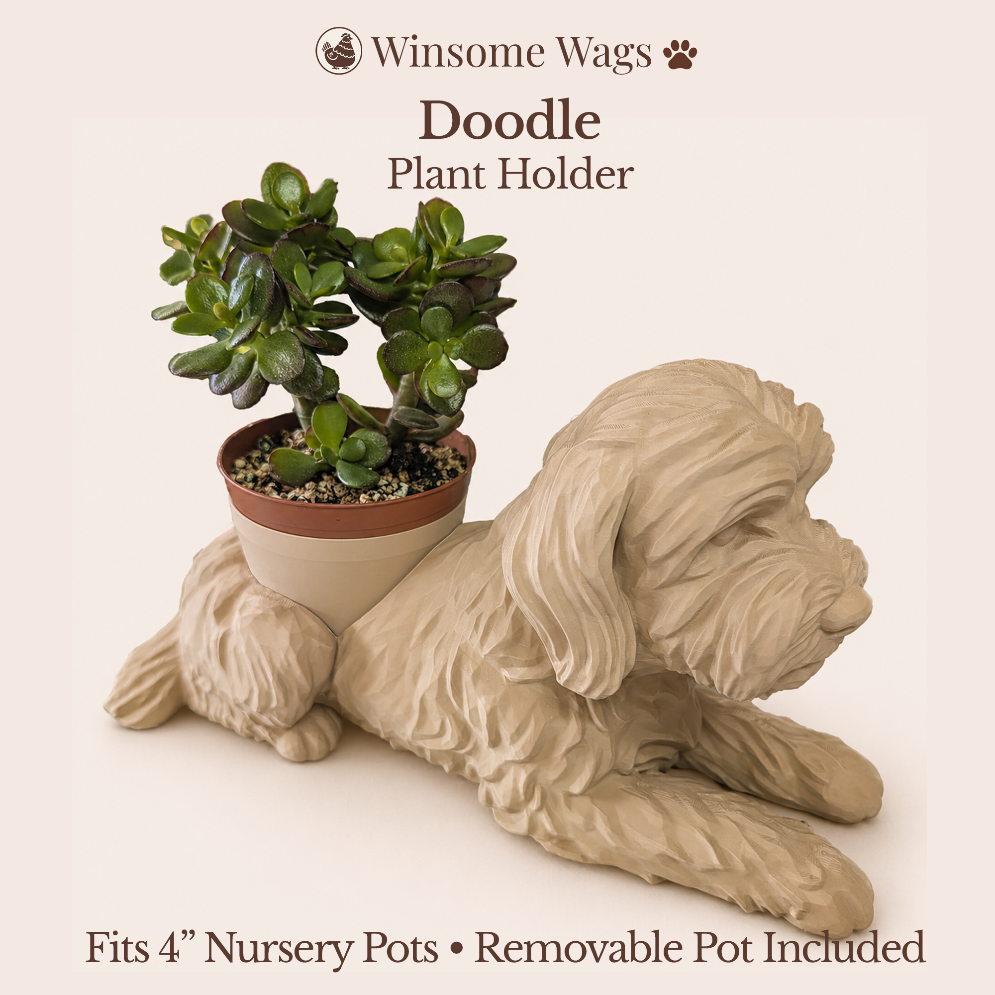 Doodle Planter - Winsome Wags