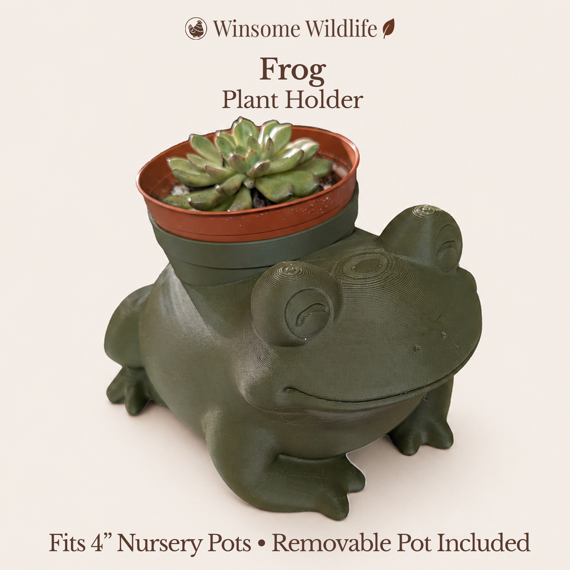Frog Planter - Winsome Wildlife