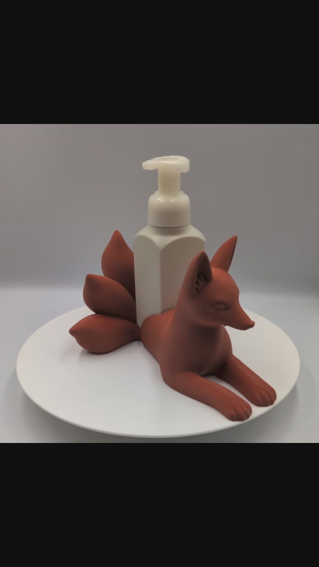 Kitsune - Winsome Whimsy Fantasy Soap Dispenser Holder