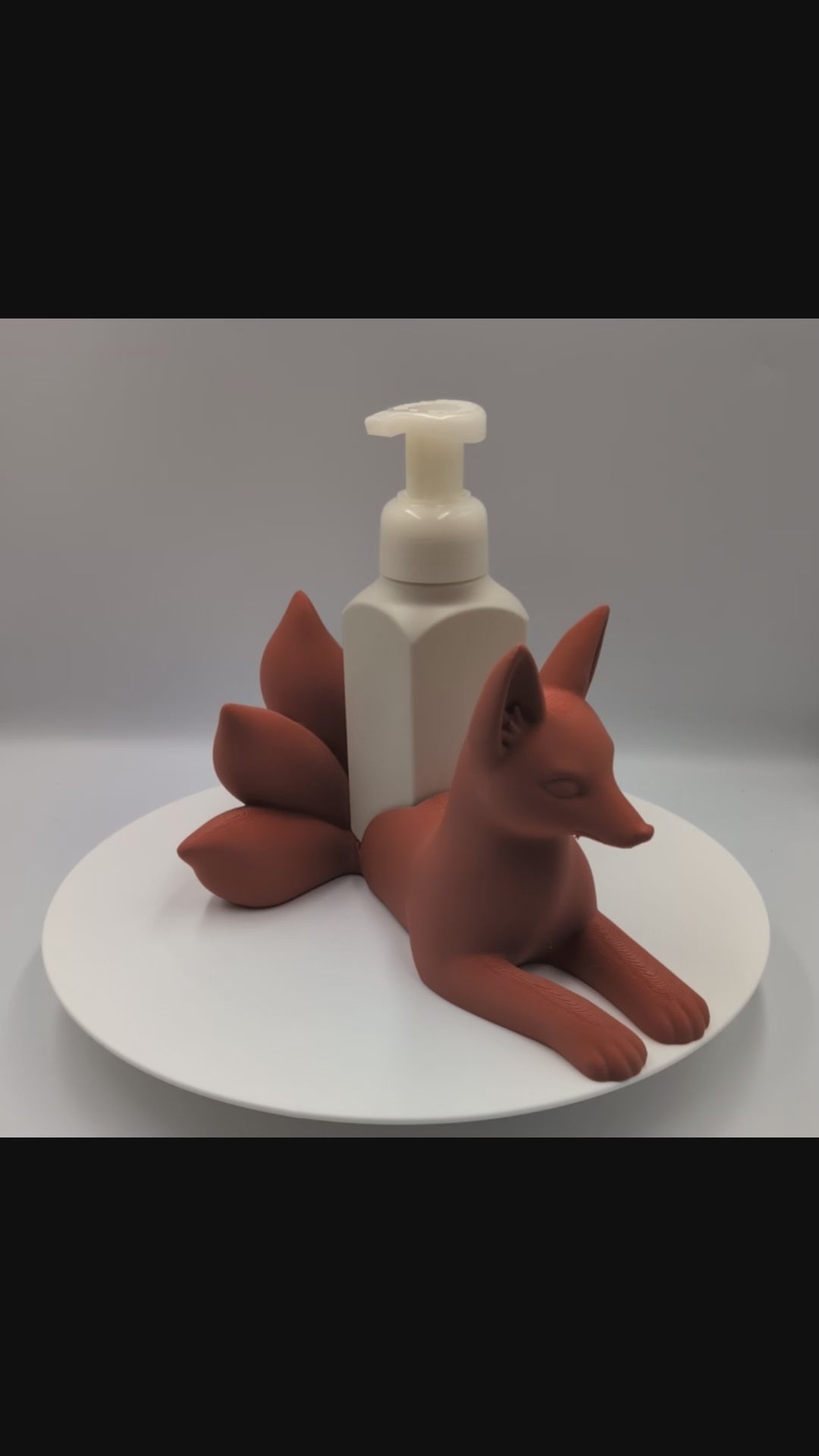Kitsune - Winsome Whimsy Fantasy Soap Dispenser Holder